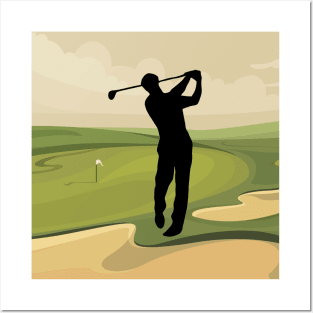 Golf Swing Posters and Art